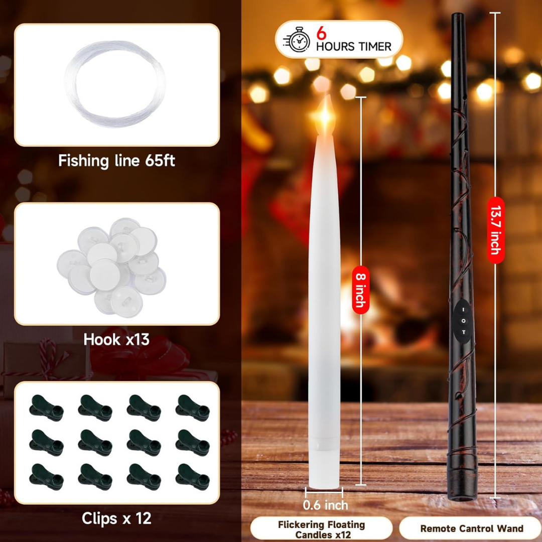Enchanting Floating LED Candles